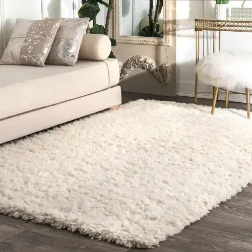 Wool shag rugs